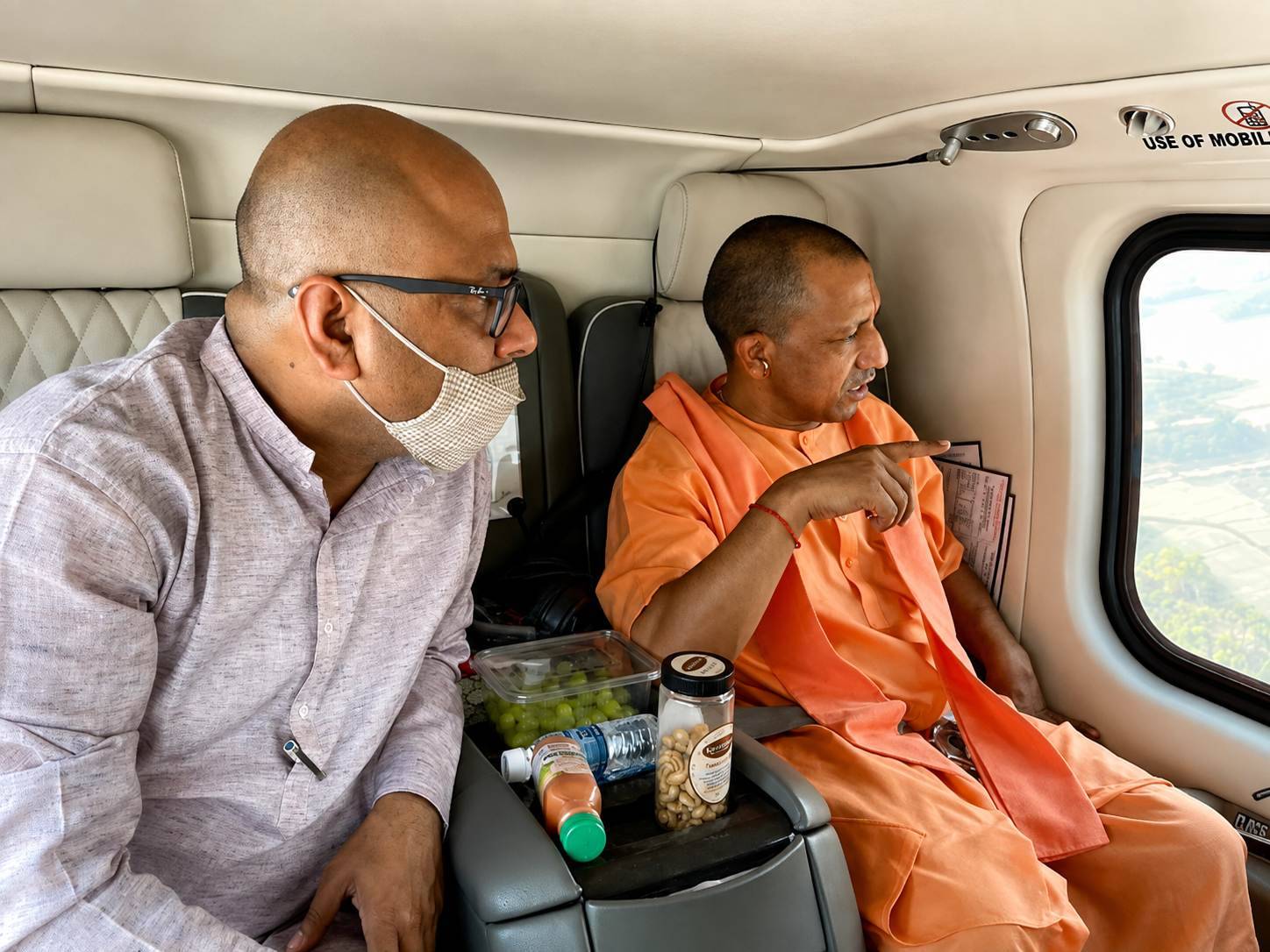 Dr. Rajdeep Roy with Uttar Pradesh Chief Minister Yogi Adityanath